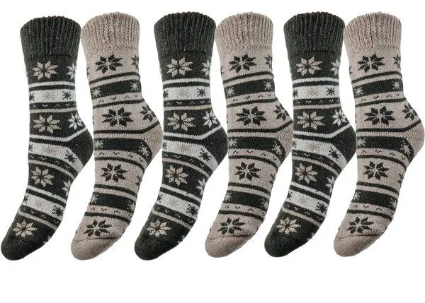 Bruno Barella Bruno Barella Thermal Wintersocken aus Wolle im 6er Pack – Produktbild 1 von 1