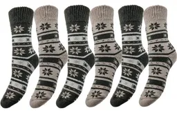 Bruno Barella Bruno Barella Thermal Wintersocken aus Wolle im 6er Pack – Produktbild 1 von 1