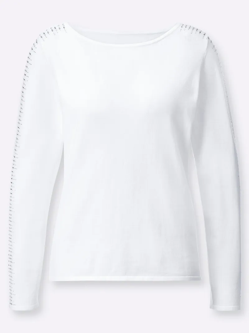 Witt Langarm-Pullover, Ecru, – Produktbild 1 von 2
