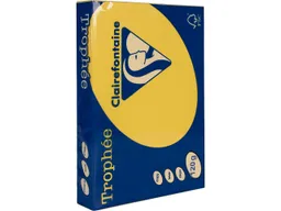 Clairefontaine 250 Blatt Clairfontaine Farbiges Kopierpapier 'Trophee' 120 g/m², DIN A4, kanariengelb – Produktbild 1 von 1