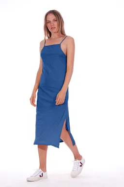 RAVENS VIEW IBIZA RAVENS VIEW IBIZA Damen vegan Kleid Farah Klein Blau – Produktbild 1 von 1