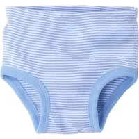 HANS NATUR Kinder Slip Bio-Baumwolle hellblau-weiß gestreift Gr. 86/92 – Produktbild 1 von 1