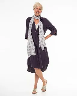 Alma & Lovis Alma & Lovis Legeres Blusenkleid aus reinem Leinen | Leinen Kleid – Produktbild 1 von 1