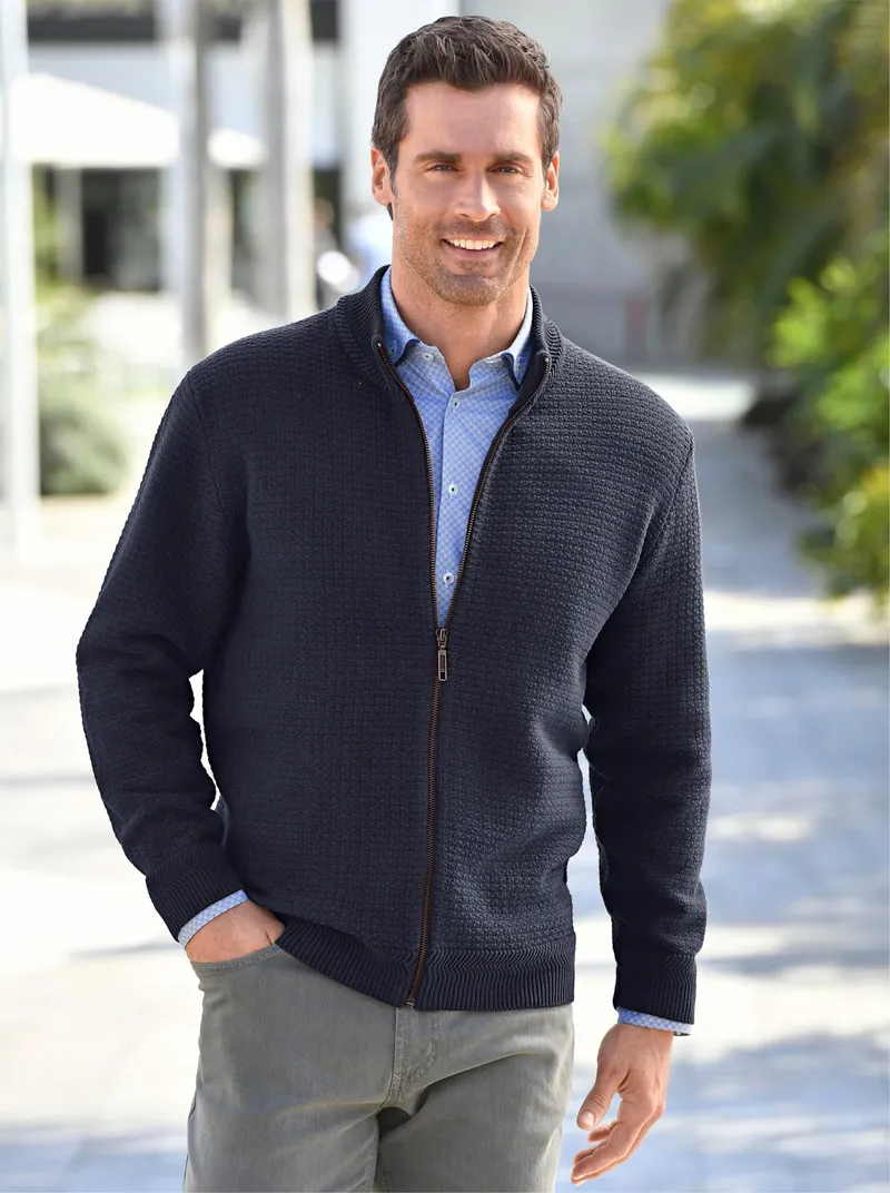 marco donati Strickjacke marine, Marine, – Produktbild 1 von 3
