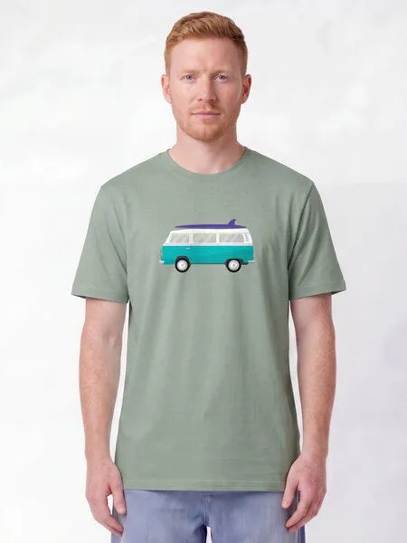 watapparel watapparel T-Shirt Unisex California Dream, Aloe, – Produktbild 2 von 2