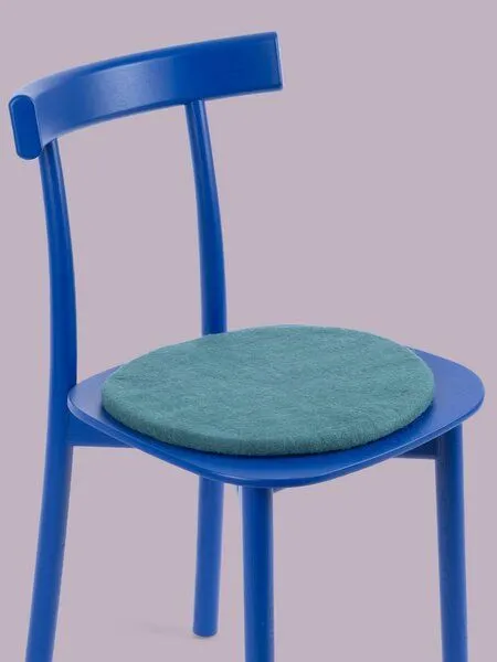 myfelt myfelt Flachfilz Sitzauflage (⌀ 36 cm, 36 x 36 cm), Petrol (noah), – Produktbild 2 von 4
