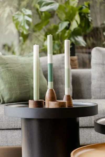 Originalhome Originalhome Kerzenständer aus recyceltem Teakholz, Sol, Natur, – Produktbild 2 von 2