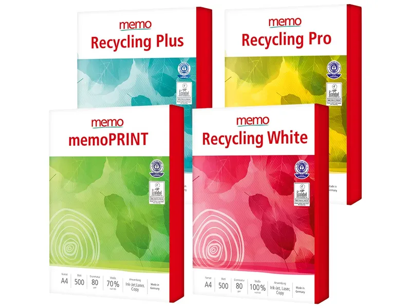 Memo memo Recycling-Kopierpapier-Paket – Produktbild 1 von 1