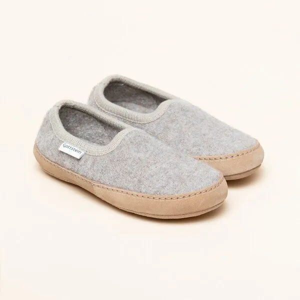 Gottstein Gottstein Woll-Hausschuh Cheyenne aus 100% Schurwolle | Hüttenschuh für Damen & Herren, Beige, – Produktbild 1 von 4
