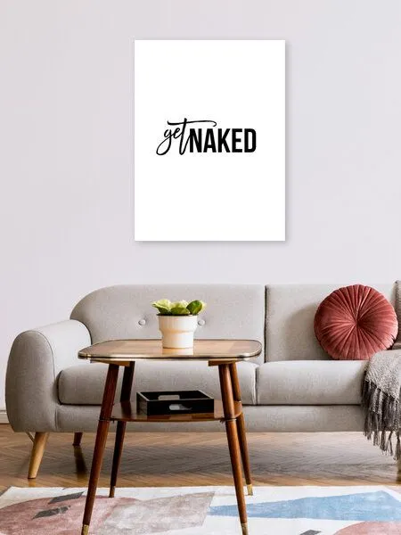 Photocircle Photocircle Poster / Leinwandbild - Get Naked No9 – Produktbild 2 von 4