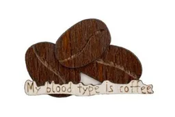 BeWooden BeWooden Coffee Blood Type Holzbrosche – Produktbild 1 von 1