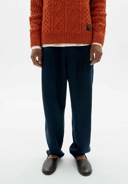 thinking mu thinking mu Hose Sigurd aus Lyocell, Navy (blau), – Produktbild 3 von 4