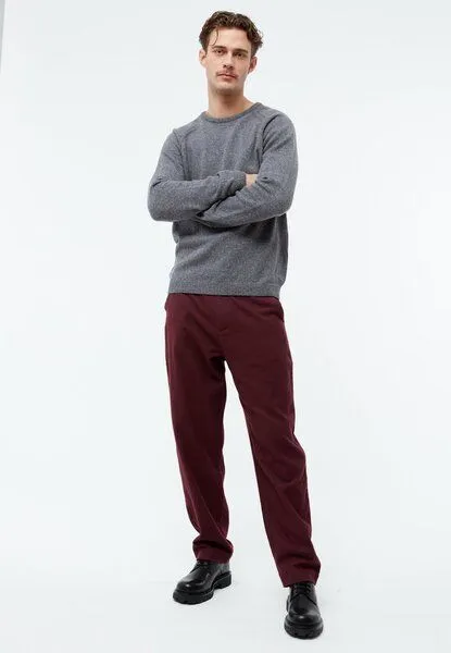 Givn Berlin Givn Berlin Strickpullover GBCOOPER aus recyceltem Wollgemisch, Mid grey, – Produktbild 2 von 4