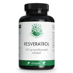 Green Naturals Green Naturals Trans-Resveratrol 500 mg Kapseln vegan – Produktbild 1 von 1