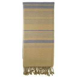 Karawan authentic Karawan authentic Fouta Hamamtuch aus reiner Bio-Baumwolle 200 × 100 cm (Stil SAND) – Produktbild 1 von 1