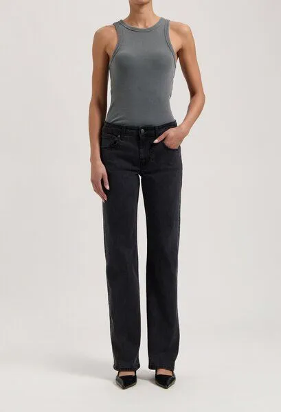 MUD Jeans MUD Jeans Damen Jeans Straight Leg "Carry - Black Vintage", Black, – Produktbild 1 von 3
