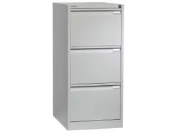 Bisley Bisley Hängeregistraturschrank lichtgrau 3 Schubladen 1-bahnig RAL 7035 – Produktbild 1 von 1