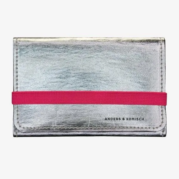 ANDERS & KOMISCH ANDERS & KOMISCH Geldbörse mittelgroß - A&K KOMPAKT Portemonnaie mit Münzfach, Silver, – Produktbild 3 von 8