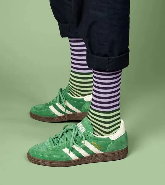 DillySocks DillySocks Socken Harvest Stripes aus Biobaumwoll-Mix, Mehrfarbig, – Produktbild 4 von 4