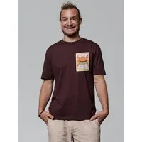 watapparel watapparel T-Shirt Unisex Tarot The Hamburger, Red brown, – Produktbild 1 von 1
