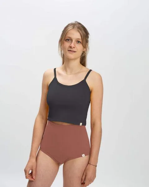 MATONA Matona Top | Basic Crop Top | aus Baumwolle, Vulcano, – Produktbild 1 von 2