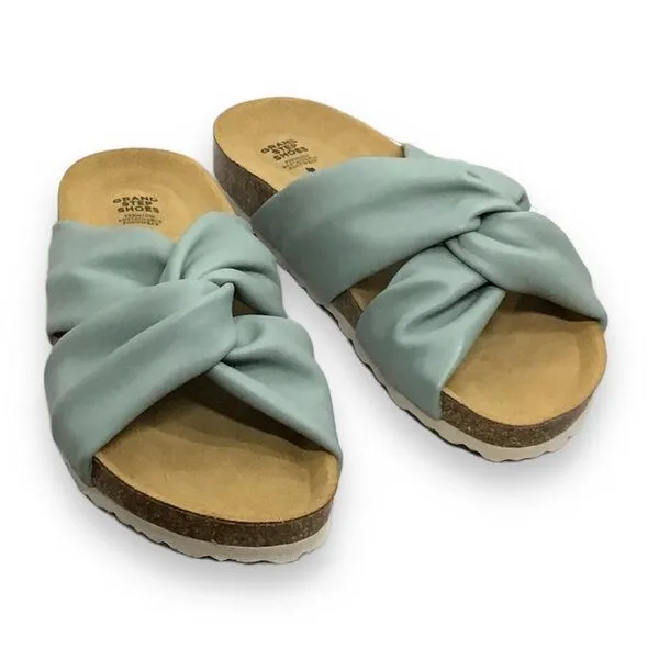 Grand Step Shoes Grand Step Shoes Knotenpantoletten Senna, Grün (salbei), – Produktbild 2 von 4