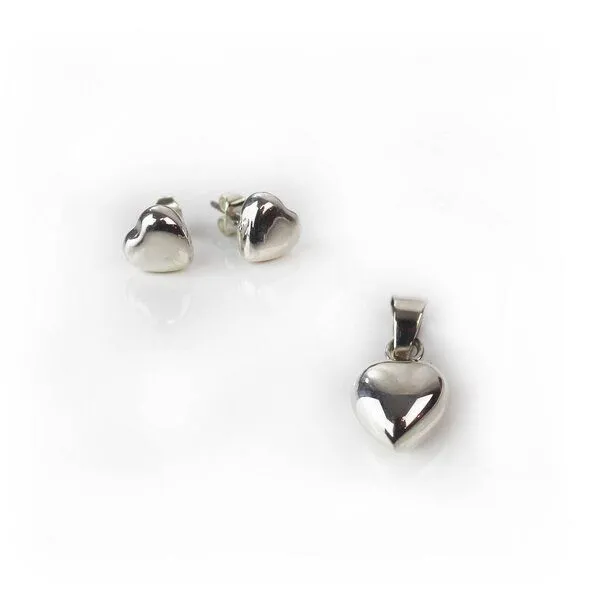 Mitienda Shop Mitienda Shop Schmuck Set 925 Silber Ohrstecker & Anhänger – Produktbild 3 von 8