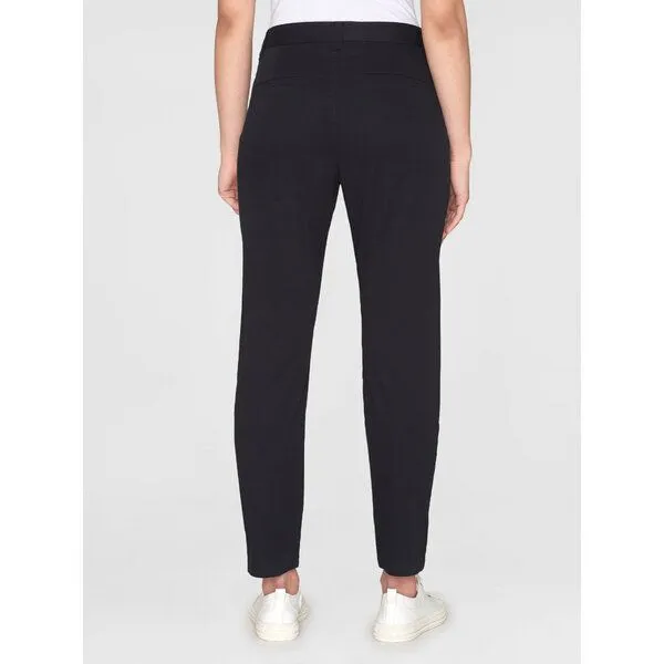 KnowledgeCotton Apparel KnowledgeCotton Apparel Chinohose - WILLOW slim chino, Schwarz (black jet), – Produktbild 4 von 4