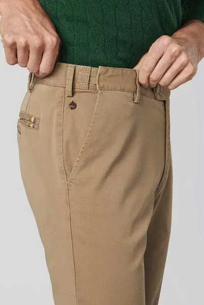 Meyer MEYER Soft Cotton Flex Chino, Beige (camel), – Produktbild 5 von 5