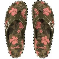 Gumbies GUMBIES Kids - Nachhaltige Zehentrenner für Jungen und Mädchen, Jungle (khaki), – Produktbild 1 von 1