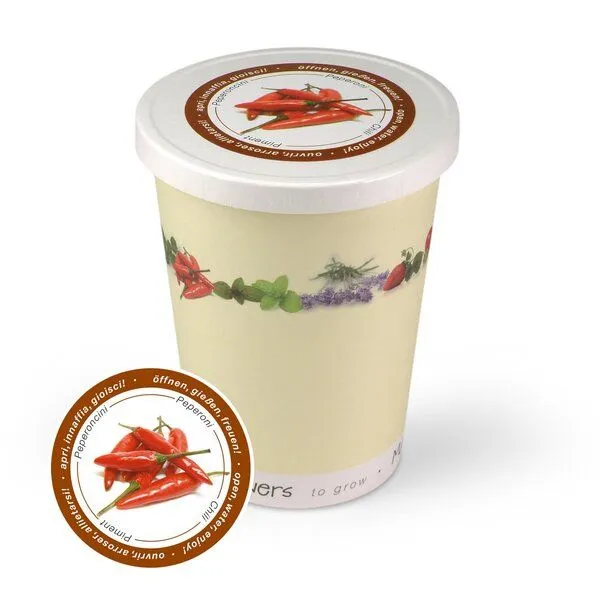 MacFlowers MacFlowers Blumen im Becher TO GROW - Chili / Peperoni – Produktbild 1 von 3