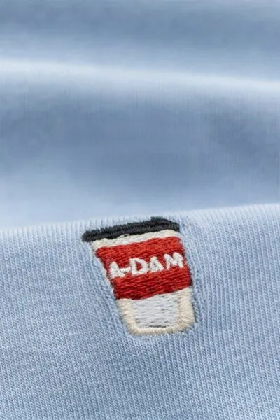 A-Dam A-Dam Hellblaue Socken Blue Coffee – Produktbild 2 von 3