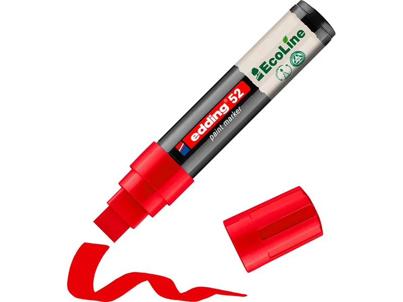 Edding Edding Lackmarker "52 EcoLine" wasserbasiert, Rot, – Produktbild 1 von 1