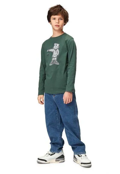 Band of Rascals Band of Rascals Mic Drop Longsleeve, Cilantro-green, – Produktbild 3 von 4