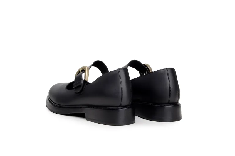 Green Laces Green Laces Damen vegan Mary Jane Greta Schwarz, Schwarz, – Produktbild 1 von 2
