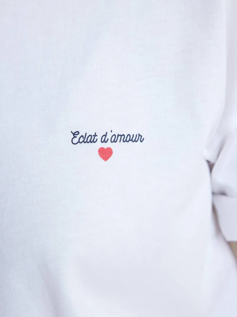 Vertbaudet Kurzärmeliges Umstands-Shirt BASIC, Weiß, – Produktbild 4 von 4