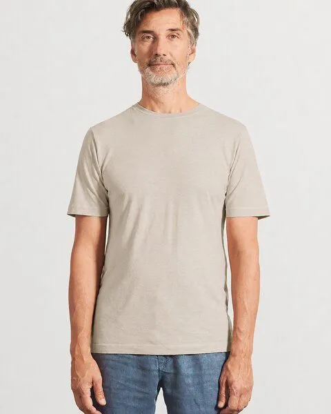 HempAge HempAge Herren T-Shirt Hanf/Bio-Baumwolle, Distel (natur), – Produktbild 1 von 4