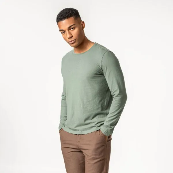 Living Crafts Living Crafts Langarm-Shirt - TERIK, Pine (grün), – Produktbild 2 von 4