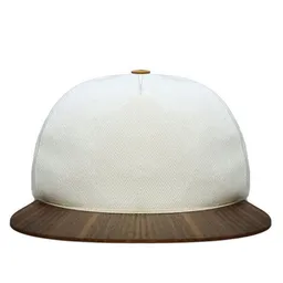 Lou-i Lou-i Baseball Cap weiß mit edlem Holzschirm -Cap & Stoff Made in Germany – Produktbild 1 von 1