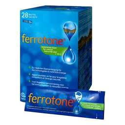 Ferrotone Ferrotone Natürliches Eisen Plus Vitam.c Apfel Btl – Produktbild 1 von 1