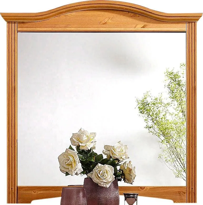 OTTO home Spiegel Konrad, Rahmen aus Massivholz, Landhausstil, FSC®, aus massiver Kiefer, FSC®-zertifiziert, Beige, – Produktbild 2 von 5