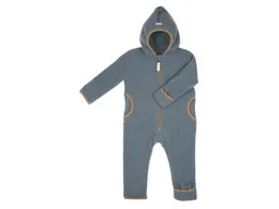 Pure pure by Bauer PURE PURE by Bauer Baby und Kinder Overall Kapuze Bio-Merinowolle Fleece storm blue Gr.74/80 – Produktbild 1 von 1