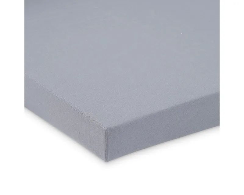 FabiMax Spannbettlaken für Laufgitter, Jersey Bio Baumwolle, Grau, – Produktbild 3 von 3
