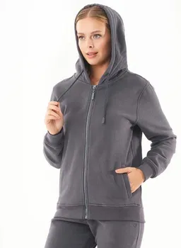 ORGANICATION ORGANICATION Soft Touch Zip-Hoodie aus Bio-Baumwolle – Produktbild 1 von 1