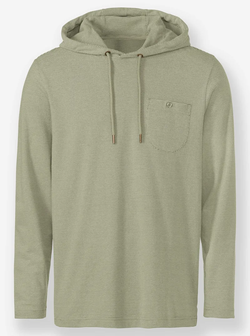 marco donati Langarmshirt, Schilf-meliert, – Produktbild 1 von 2