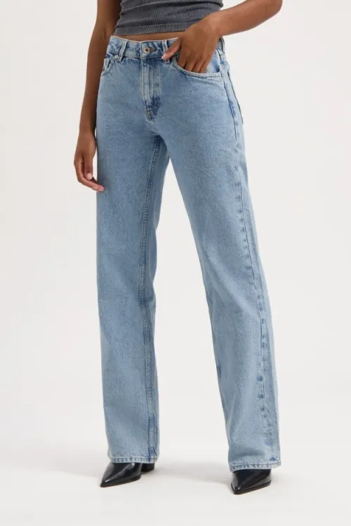 Kuyichi Kuyichi Damen vegan Jeans Lena Locker Heritage Blau, Hellblau, – Produktbild 2 von 2