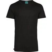 nice to meet me nice to meet me Herren vegan T-Shirt Erde Schwarz Melange, Schwarz, – Produktbild 1 von 1