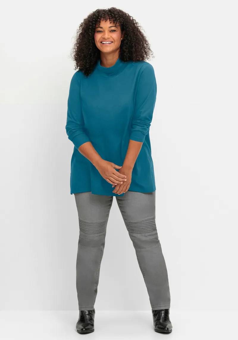 sheego Rollkragenshirt topas, Topas, – Produktbild 2 von 2