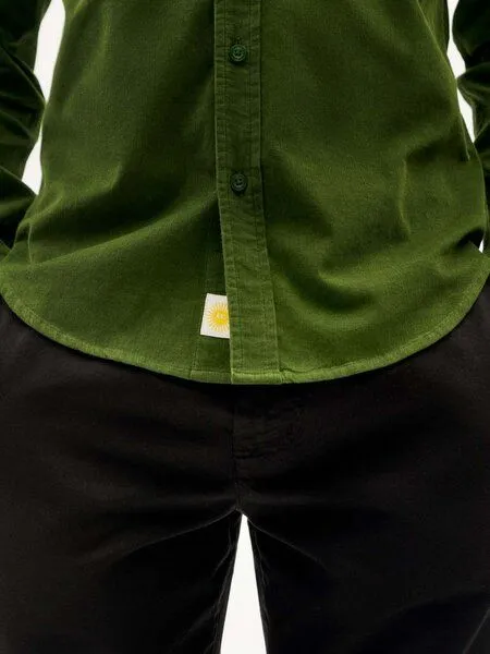 thinking mu thinking mu Kordhemd Ant Shirt Microcorduroy, Cactus (grün), – Produktbild 4 von 4