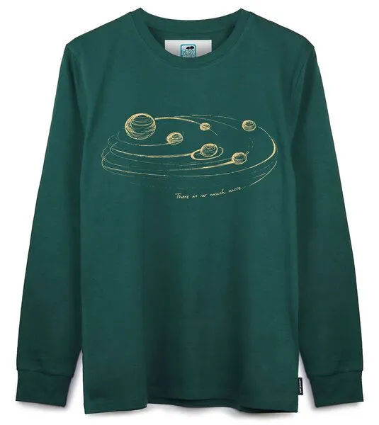 Gary Mash GARY MASH Langarmshirt Scott Atmosphere aus Biobaumwolle, Grün, – Produktbild 3 von 4